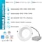 Luxrite 6 Inch Commercial LED Recessed Downlight 4 CCT Selectable 15/19/24W 1200/1600/2000LM Dimmable LR23952-1PK - alternate 6